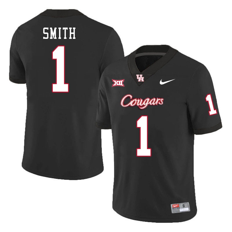 Donovan Smith Houston Jersey,Houston Cougars #1 Donovan Smith Jersey Youth College Uniforms-Black